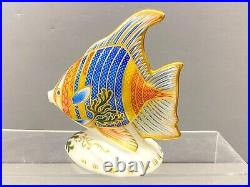 Royal Crown Derby limited Edition Pacific Angel Fish figurine, gold stopper, nice