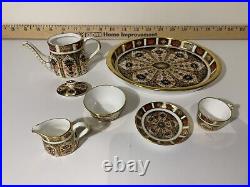 Royal Crown Derby miniature tea set