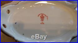 Royal Crown Derby old Imari RARE 10.75 footed basket bowl oblong oval Excellent