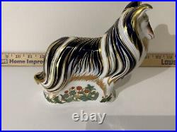 Royal Crown Derby paper weight rough collie