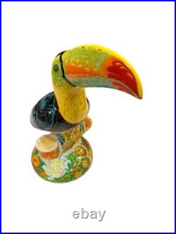 Royal Crown Derby paperweight Rio Toucan large figurine 8 7/8 T