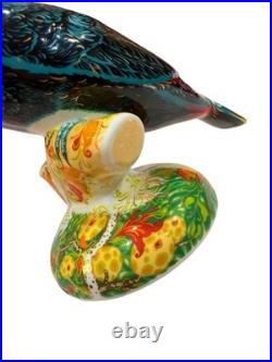 Royal Crown Derby paperweight Rio Toucan large figurine 8 7/8 T