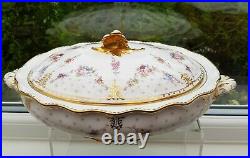 Royal Crown Derby'royal Antoinette' Vegetable Tureen/dish With LID 1st