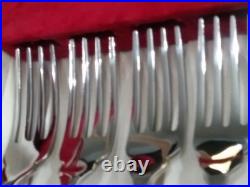 Royal Crown Derby set of 11 fruit forks and knives, ONE KNIFE IS MISSING