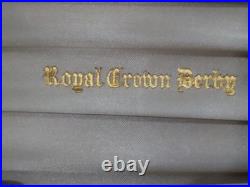 Royal Crown Derby set of 11 fruit forks and knives, ONE KNIFE IS MISSING