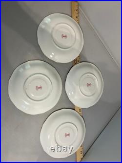 Royal Crown Derby set of 4 large cups and saucers