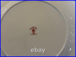 Royal Crown Derby set of 6 pink and gold dessert/lunch plates