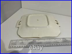 Royal Crown Derby square cake plate with handles