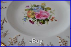 Royal Crown Derby''vine'' Hand Painted And Signed F Garnett Salad Plates / 12