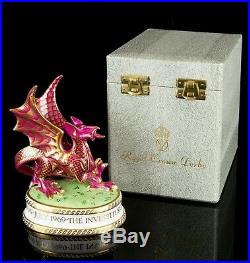 Royal Crown Derby -welsh Dragon- Limited Edition Investiture Paperweight Figure