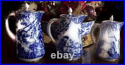 Royal Crown DerbyCOLLECTORS3 MIKADO PITCHERS date1937Lovely Vintage