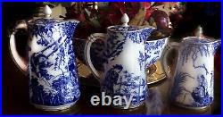 Royal Crown DerbyCOLLECTORS3 MIKADO PITCHERS date1937Lovely Vintage