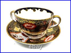 Royal Crown derby Imari Double handled cream soup and saucer C. 1905
