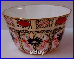 Royal Crown derby OLD IMARI 1128 Cranberry Serving Bowl BEST More Items Avail