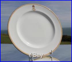 Royal Yacht Hmy Victoria & Albert III King Edward VII Royal Crown Derby Lg Plate