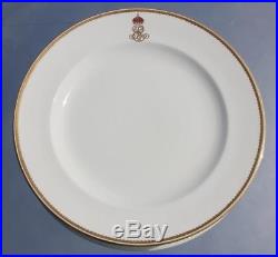 Royal Yacht Hmy Victoria & Albert III King Edward VII Royal Crown Derby Lg Plate