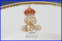 Royal Yacht Hmy Victoria & Albert King Edward VII Royal Crown Derby Side Plate 1