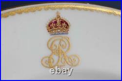 Royal Yacht Hmy Victoria & Albert King Edward VII Royal Crown Derby Side Plate 1