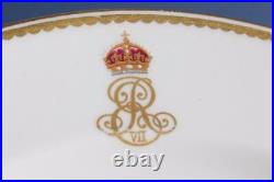 Royal Yacht Hmy Victoria & Albert King Edward VII Royal Crown Derby Side Plate 2