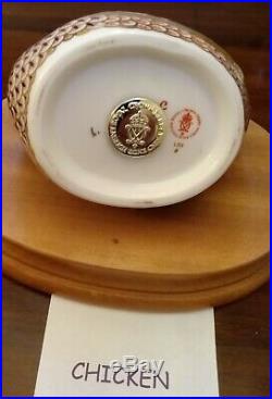 Royal crown Derby china paperweights collection six in all