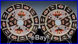 Set Of 10 Royal Crown Derby 2451 Pattern 7 Inch Luncheon Salad Plates No Reserve