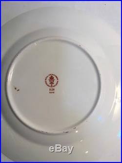 SET OF 12 Royal Crown Derby Old Imari 1128 Dinner Plates 10.5 1st Quality