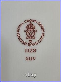 SET OF 4 Royal Crown Derby Old Imari 10.5 Dinner Plates 1st Qual Retail $1,660