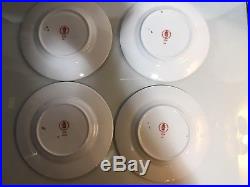 SET OF 4 Royal Crown Derby Old Imari 1128 Bread Plates 6 3/8 1st Quality