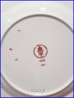 SET OF 4- Royal Crown Derby Old Imari #1128 SALAD PLATES- 8.5 1ST Quality