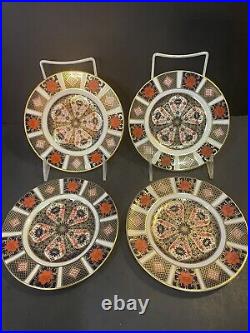 SET OF 4 Royal Crown Derby Old Imari 6.25 Bread Plates Retail $840 1st Quality