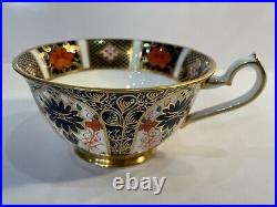 SET OF 4 Royal Crown Derby Old Imari Footed Tea Cup/Saucer 1st Quality Excellent