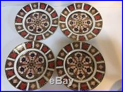 SET OF 4 Royal Crown Derby Old Imari Salad Plates 1st Quality 3 Sets Available