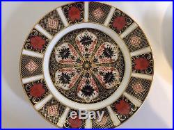 SET OF 4 Royal Crown Derby Old Imari Salad Plates 1st Quality 3 Sets Available