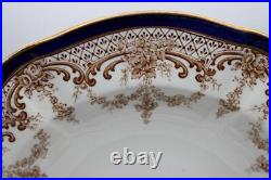 SIX ANTIQUE ROYAL CROWN DERBY RIMMED SOUP BOWLS PATTERN 5279 c1899