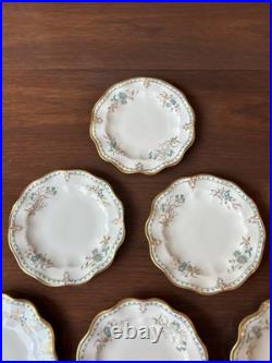 Set 6 Royal Crown Derby A1144 Normandie Hand Painted Bread Butter Plates 6