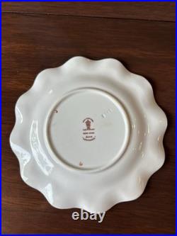 Set 6 Royal Crown Derby A1144 Normandie Hand Painted Bread Butter Plates 6