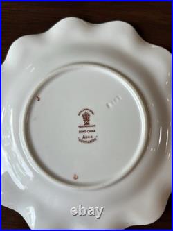 Set 6 Royal Crown Derby A1144 Normandie Hand Painted Bread Butter Plates 6