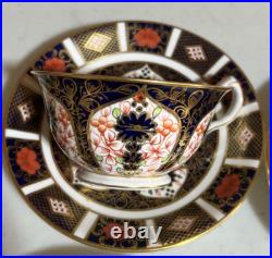 Set 6 Royal Crown Derby OLD IMARI Tea Cup & Saucer Sets 1128 Mint