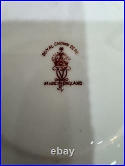 Set Of 10 Antique Royal Crown Derby Old Imari Cups/Saucers 1920's-30's Excellent