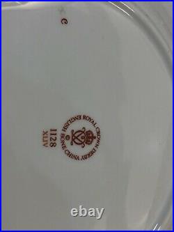 Set Of 12 Royal Crown Derby Old Imari 10 3/8 Dinner Plates 1st Quality MINT
