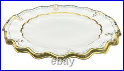 Set Of 2 Royal Crown Derby 1127 LOMBARDY 8 Salad Plates / MINT