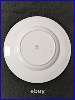 Set Of 4 Royal Crown Derby Heraldic Gold 10 3/8 Dinner Plates