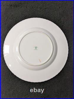 Set Of 4 Royal Crown Derby Heraldic Gold 10 3/8 Dinner Plates