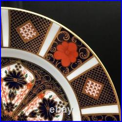 Set Of 4 Royal Crown Derby Old Imari 1128 Mint Salad Plates Ch6735