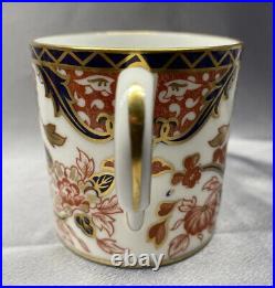 Set Of 6 Japanese Old Imari Royal Crown Derby English Bone Chine Teacup Set #383