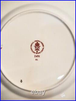 Set Of 6 Royal Crown Derby Traditional Imari 8.5 Salad Plates ALL 1ST QUALITY