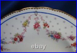 Set Of 7 8.5dia Salad / Luncheon Plates Royal Crown Derby Melrose Pattern