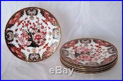 Set Of 8 Royal Crown Derby Kings Dinner Plates Plate 10 5/8