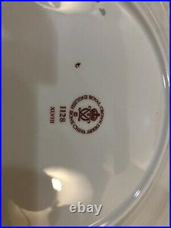 Set Of 8 Royal Crown Derby Old Imari 10 3/8 Dinner Plates 1st Quality MINT