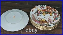 Set Of 8 Royal Crown Derby Olde Avesbury Bread, Dessert Plates, Bone China